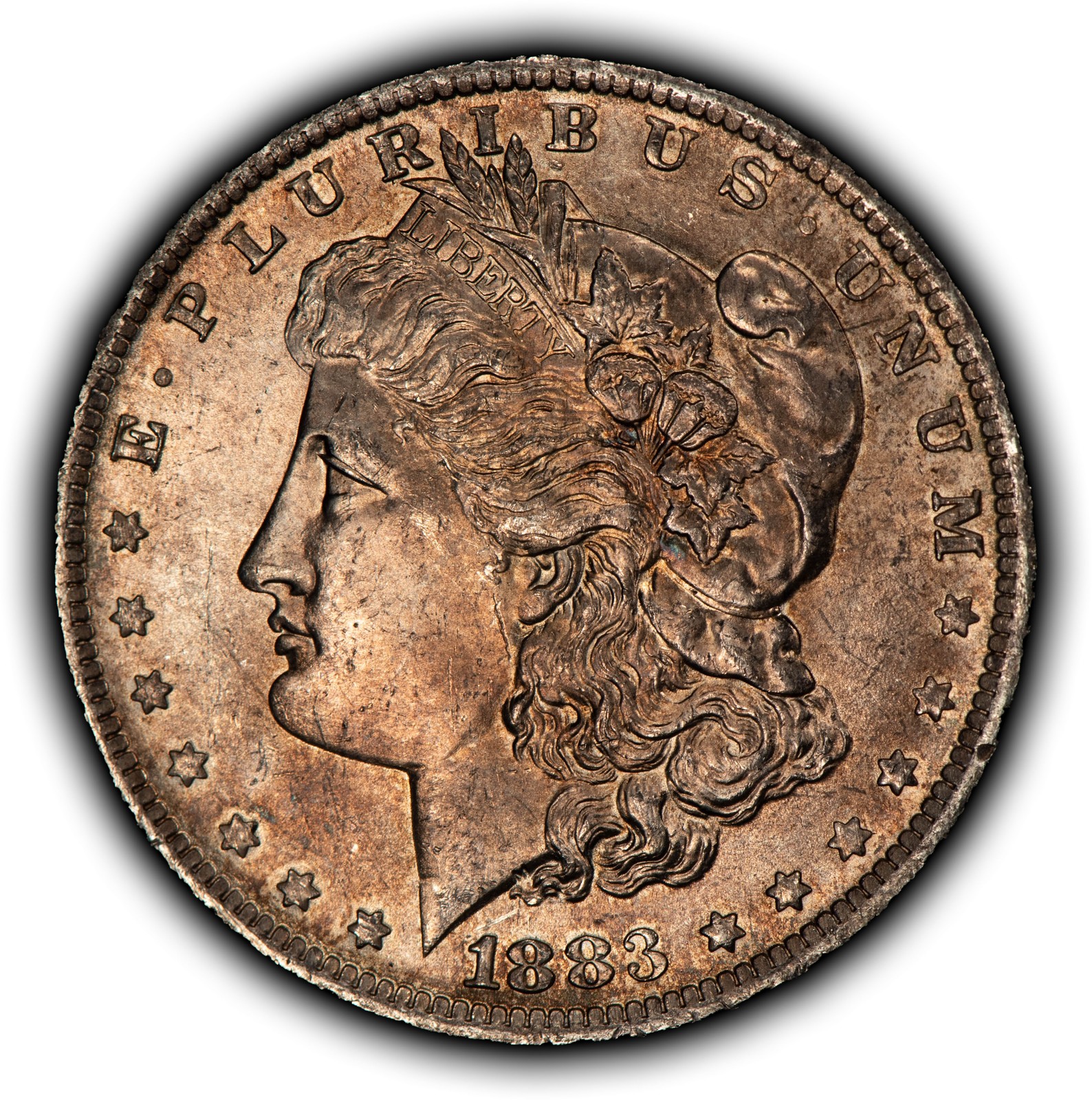 1883-O $1 Morgan Silver Dollar - Original Toning - BU - SKU-D7630