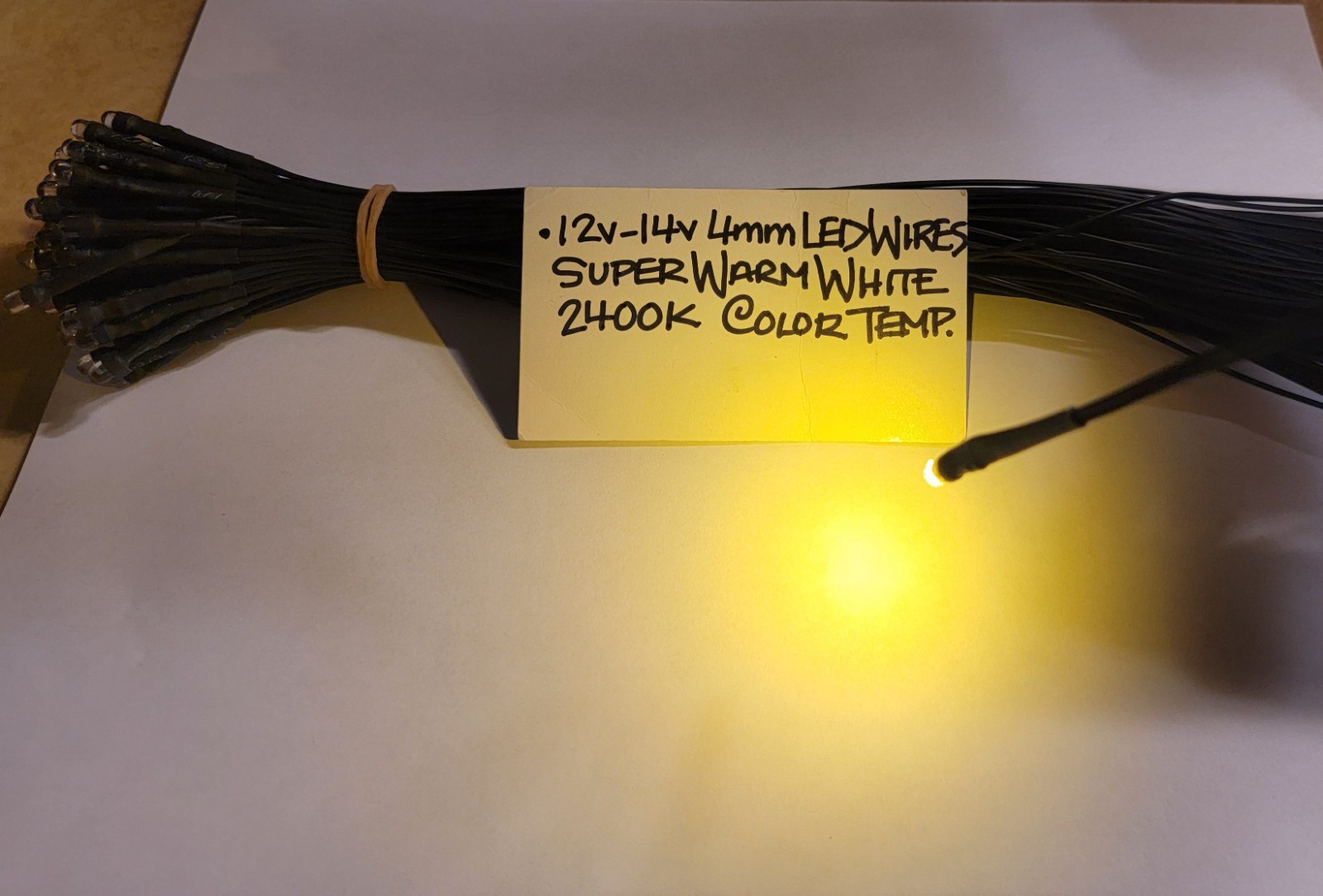 (7) CR-440 SUPER WARM WHITE LAMP KIT (12V-14V)  Yamaha WIRE BULBS