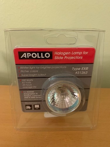 EXR Unopend Apollo Halogen Lamp for Slide or Overhead Projector. The Apollo 3126
