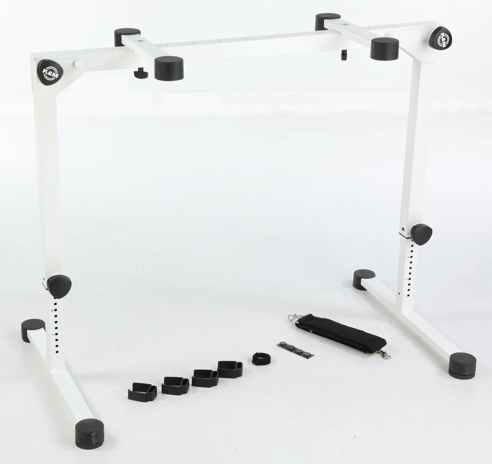 K&M 18820 Omega Pro Keyboard Stand - Pure White