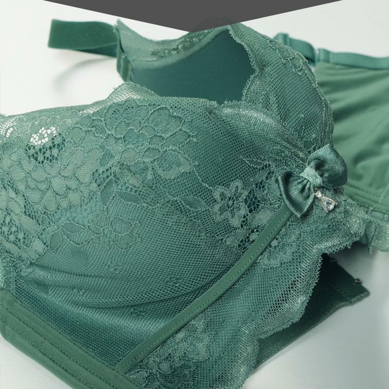 Sexy-lingerie Push Up Bra Set Gather Bra Briefs Underwear Colorful Retro Bras
