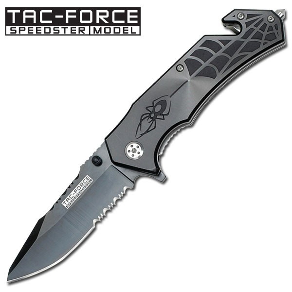 NEW Tac Force TF-553GY Folding Knife, 4.5-Inch Closed - SPIDERMAN SPIDER MAN
