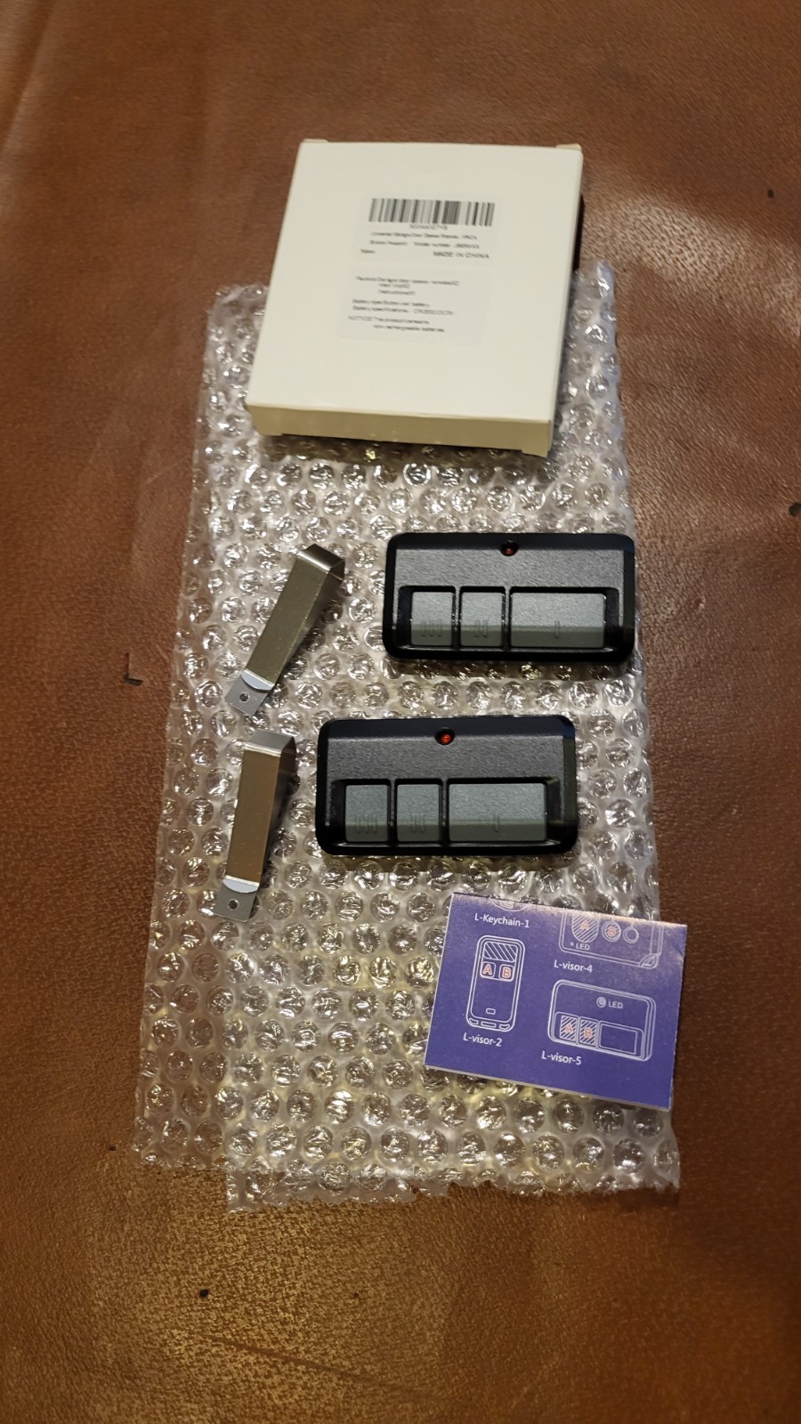2 Pack 893MAX For LiftMaster 3 Button Remote Control Garage Door Opener SEALED