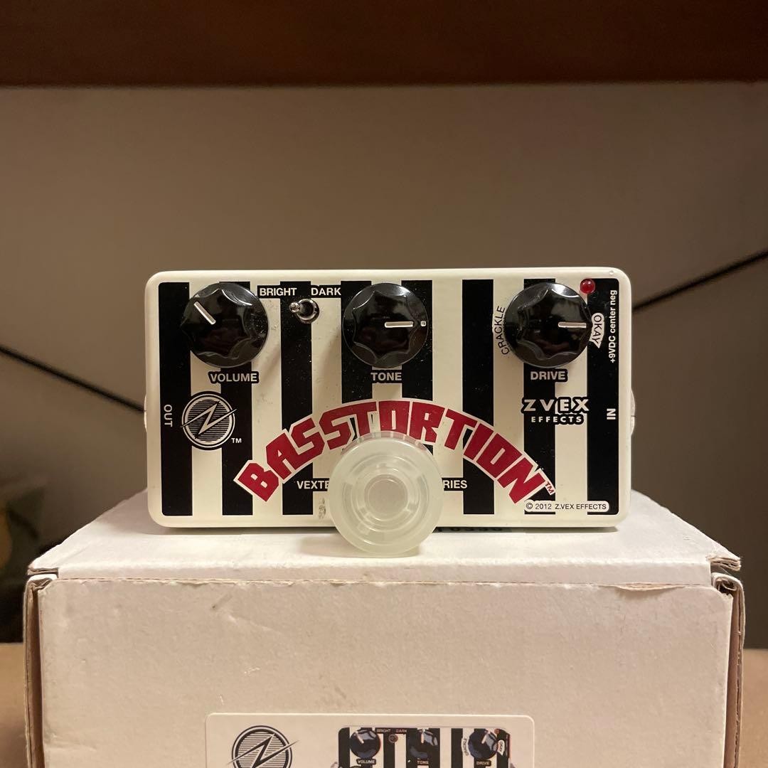 Z.Vex Basstortion Guitar Effect Pedal 9V Center Negative Used With Box