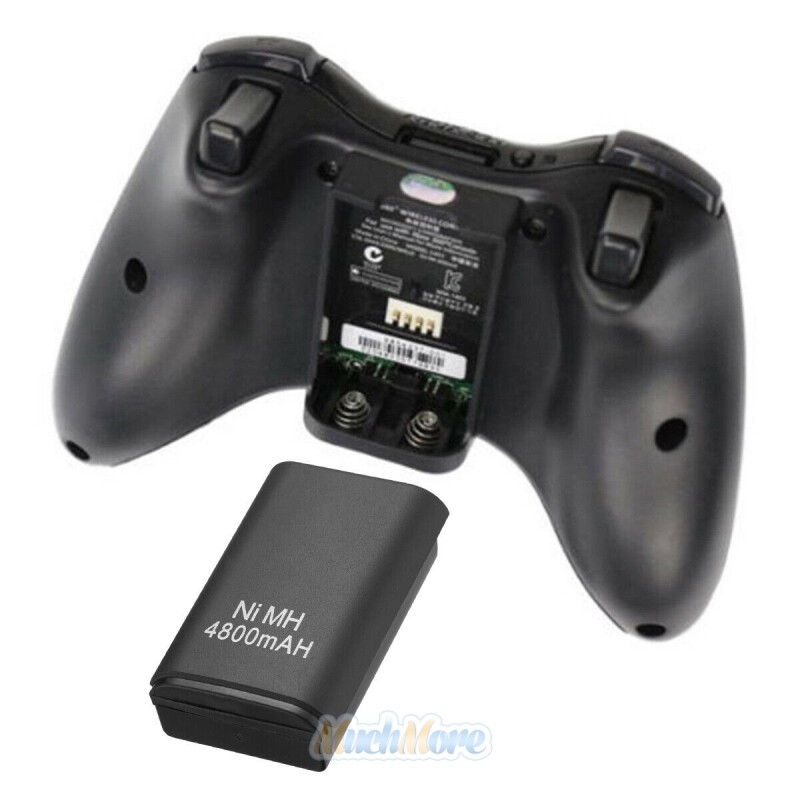 4x Rechargeable Battery Pack Charger Cable Dock For Xbox 360 Wireless Controller