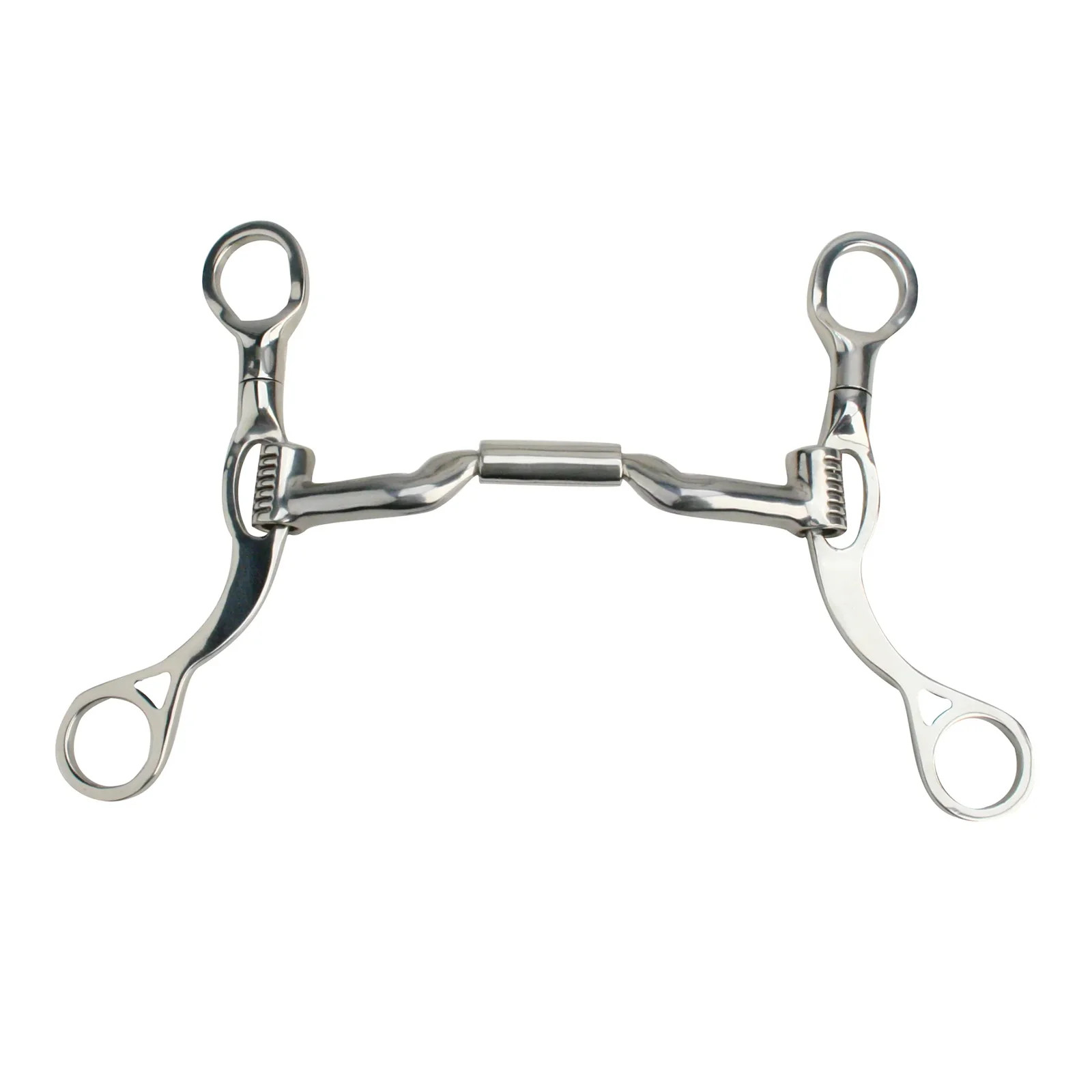 Myler MB 06 Short Shank Bit - Level 2 Low Port Comfort Snaffle Western Bit - 5”