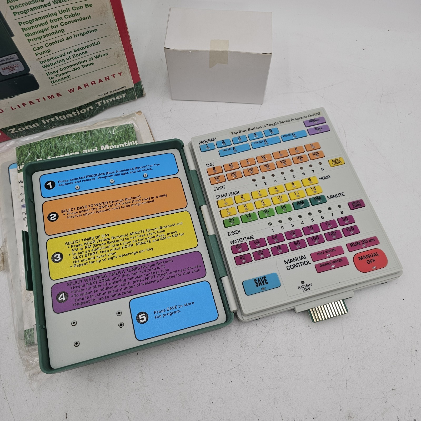 NOMIS 8 ZONE STATION IRRIGATION SPRINKLER CONTROLLER MODEL G903
