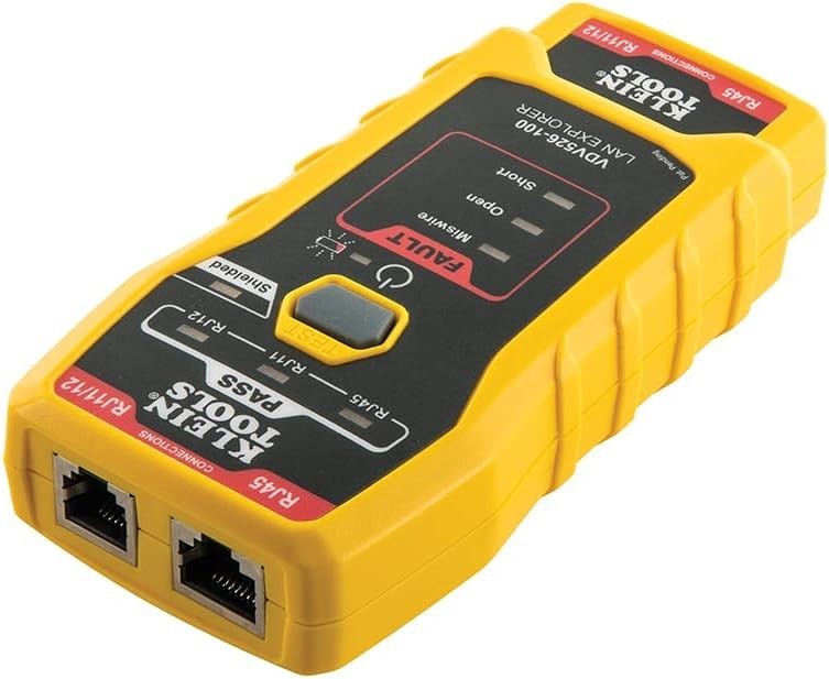 Compact 100 Network LAN Cable Tester with Remote - Perfect for Professionals