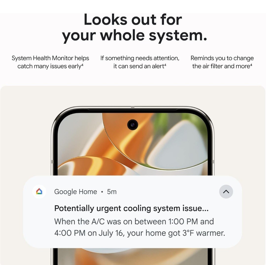 Google Nest Learning Thermostat 4th Gen & Sensor 2nd Gen Polished Silver