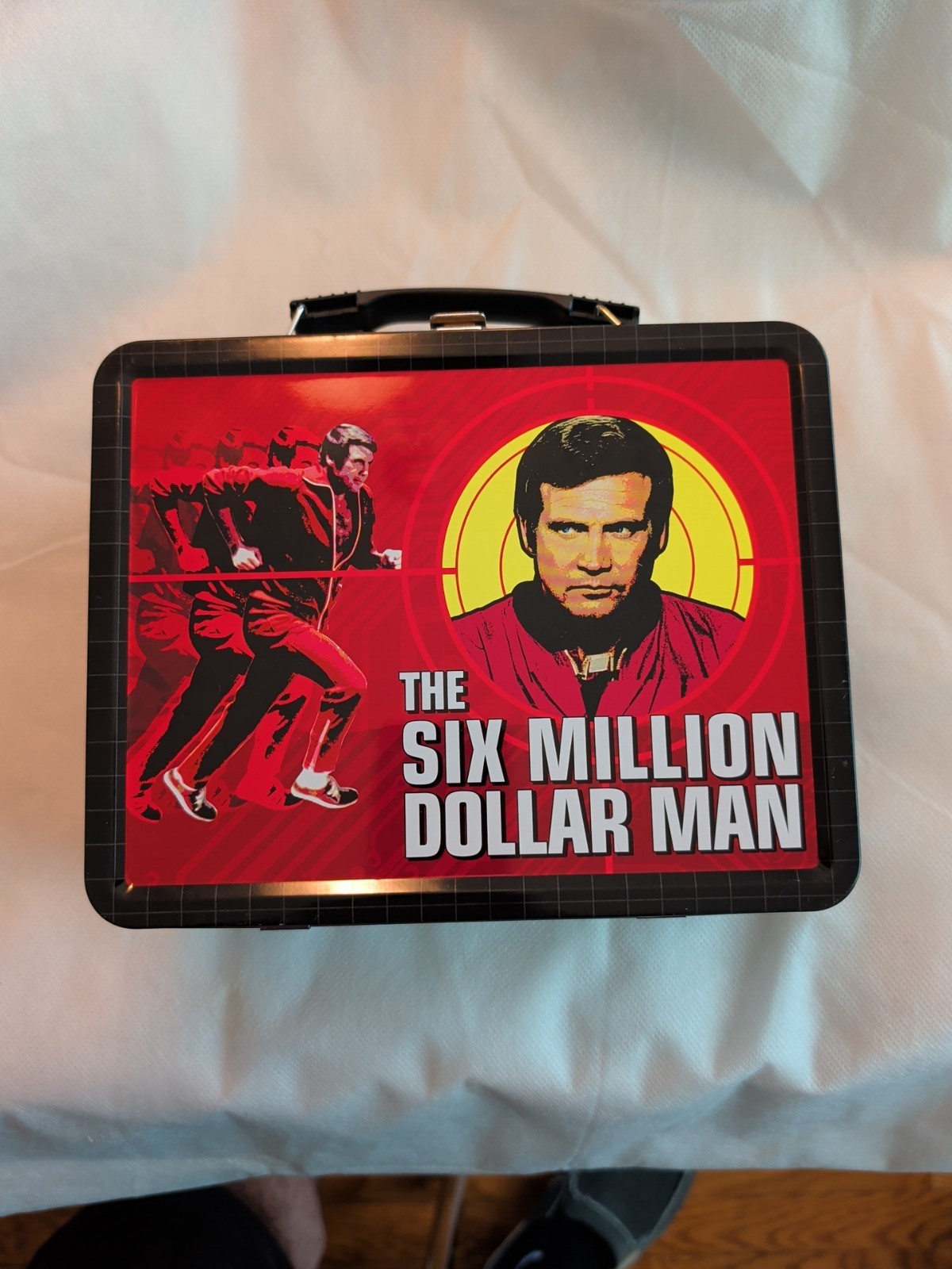 2012 The Six Million Dollar Man Tin  Lunch Box