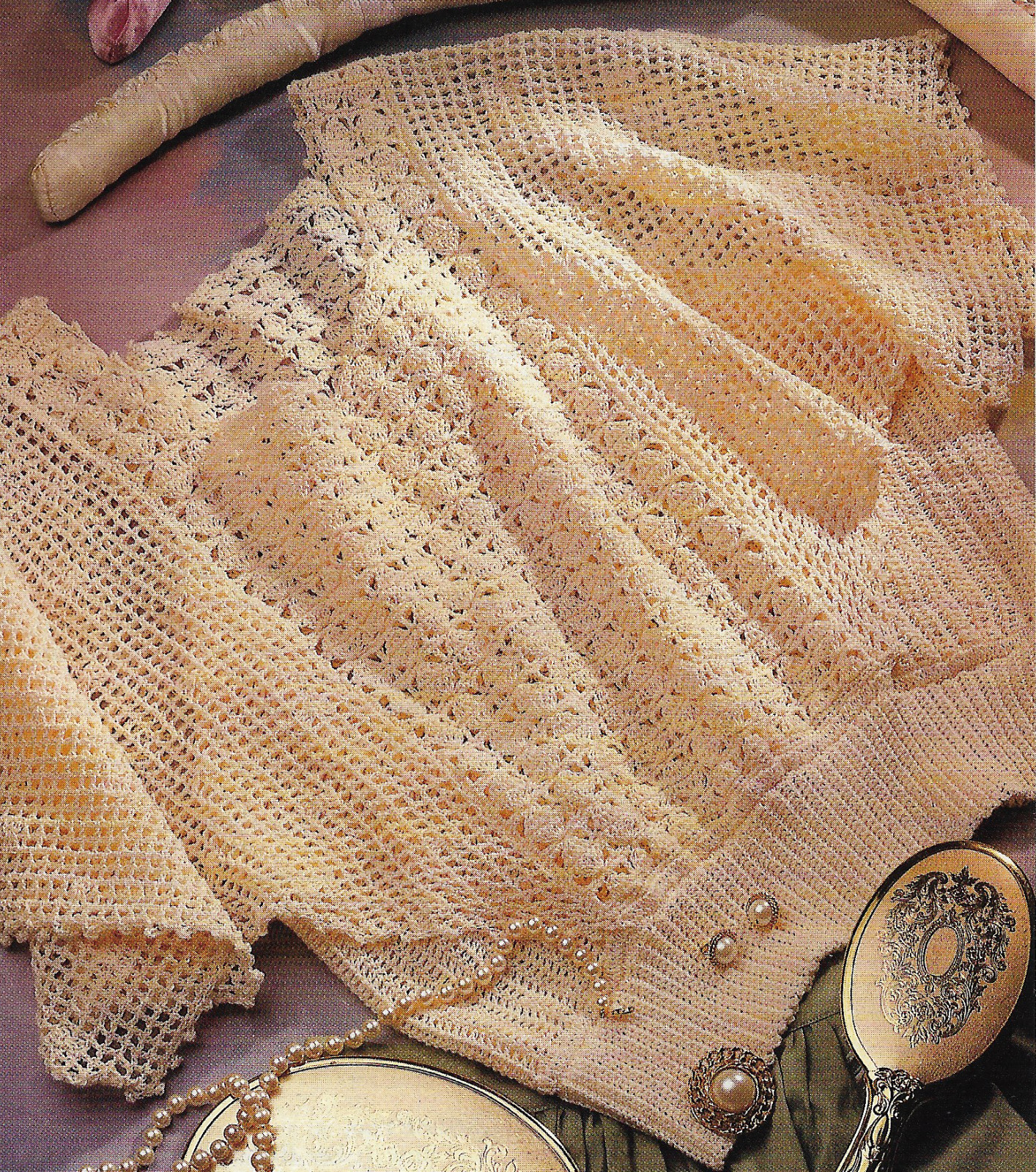 Lady's Wings Blouse crochet pattern instructions