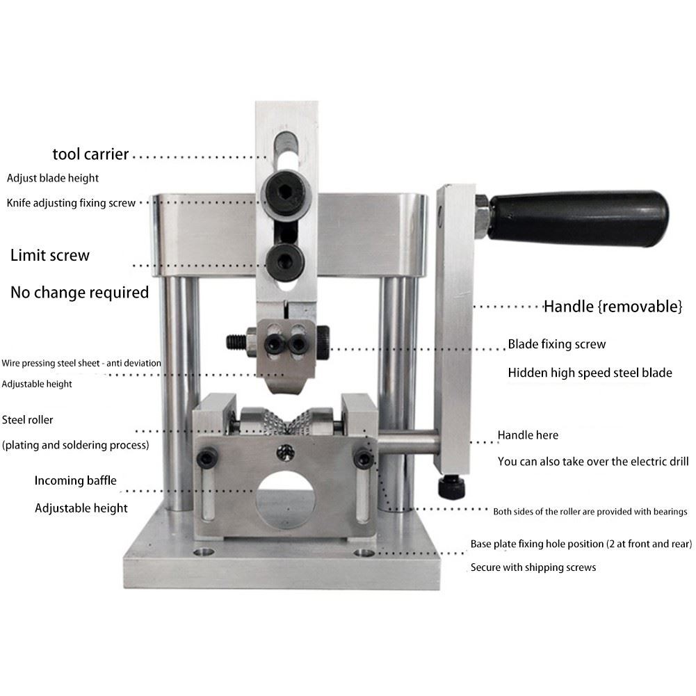 Wire Machine Electric Wire Puller Peeling Automatic Hand Crank Manual