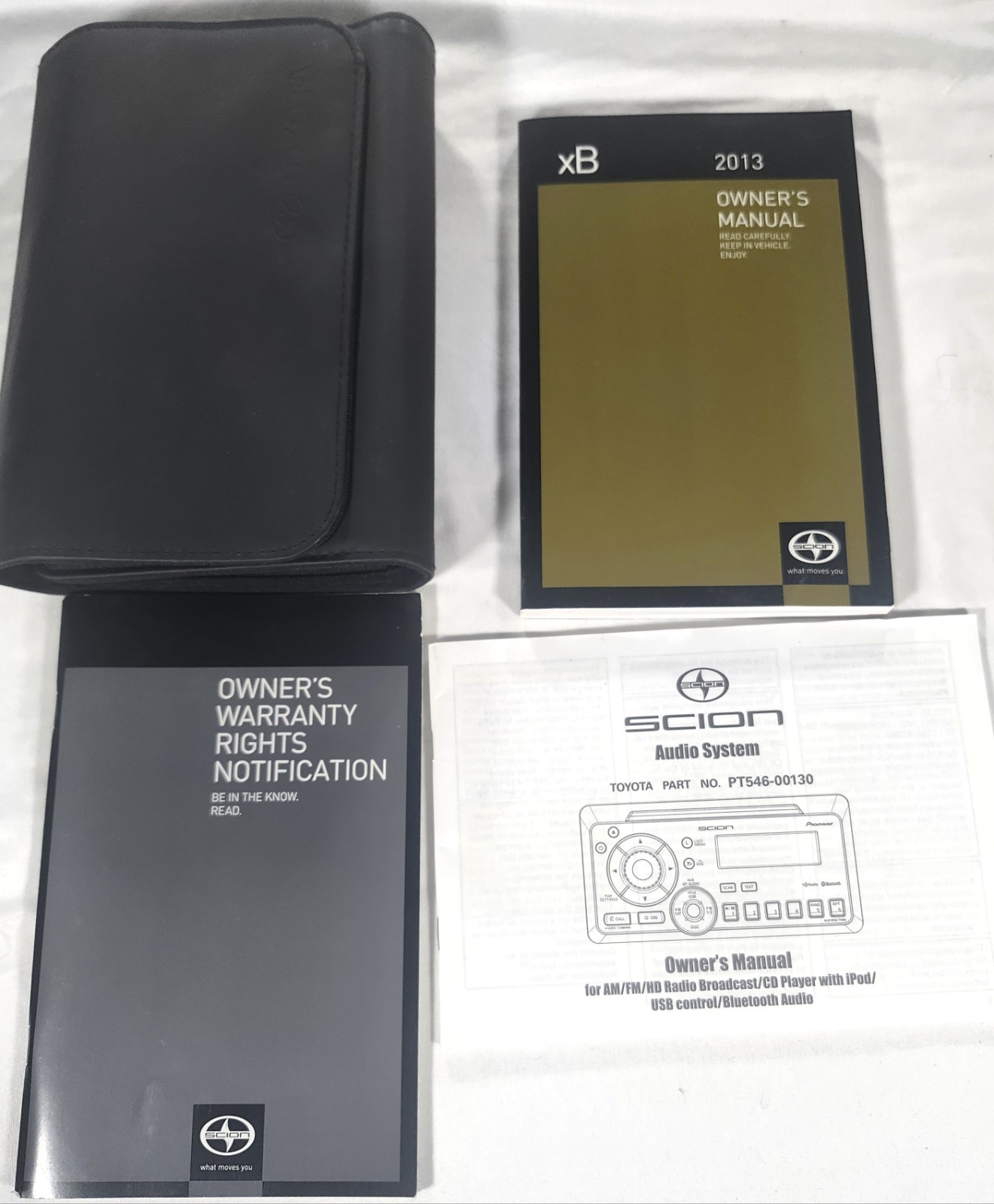 2013 Scion XB Owners Manual And Operators Guide Books with Deluxe Case OEM