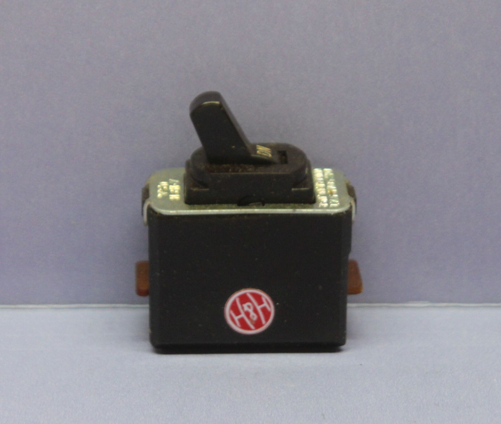 Vintage Despard Interchangeable Toggle Light Switch, Double-Pole DPST, Brown H&H