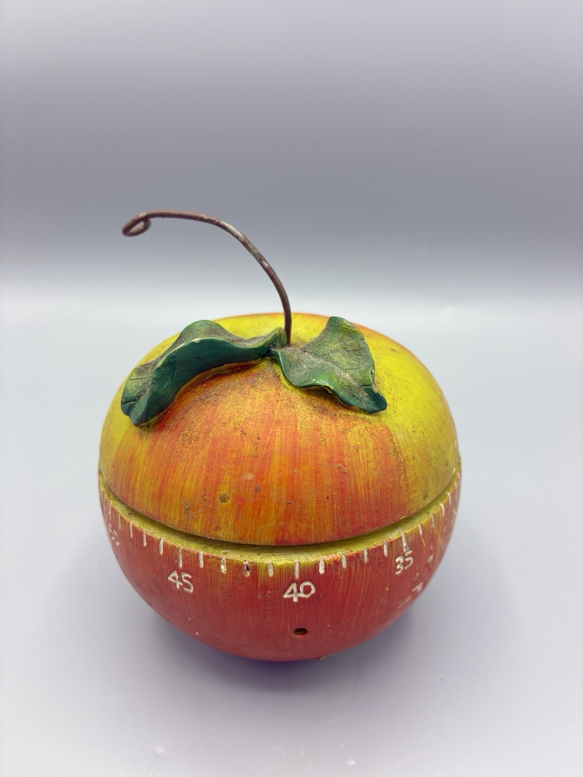 Vintage Kitchen Timer Realistic Apple 1 Hr Time Baking Cooking