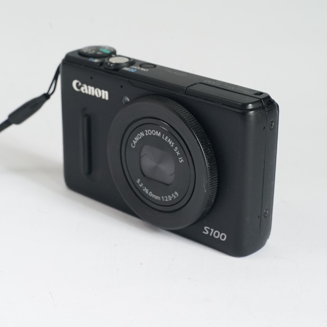 Canon PowerShot S100 Digital Camera Black 12.1 Megapixels 5x Optical Zoom Gift
