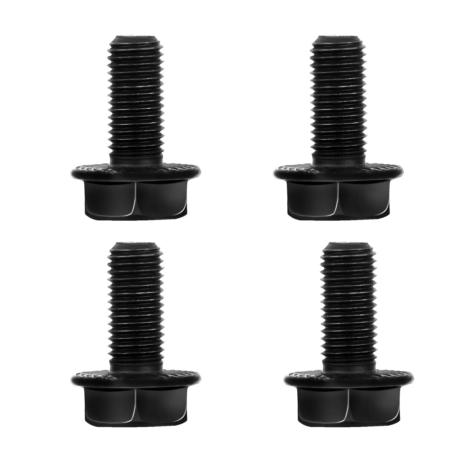 4 Pcs 8mm Bicycle Crank Bolts Bike Bottom Bracket Fixing Bolts M8 x 18mm Bott...