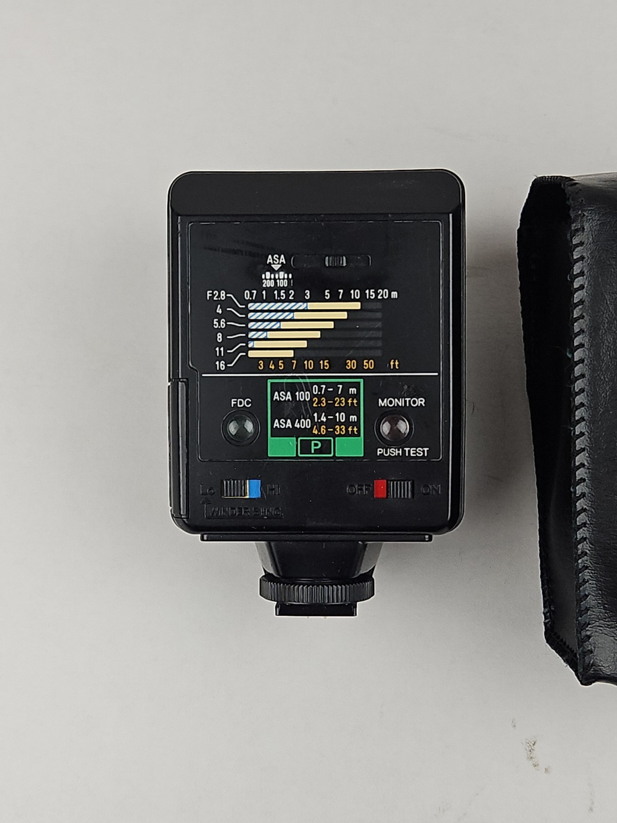 ​Minolta Auto 280PX Dedicated Program Flash with Original Case FOR PARTS ONLY