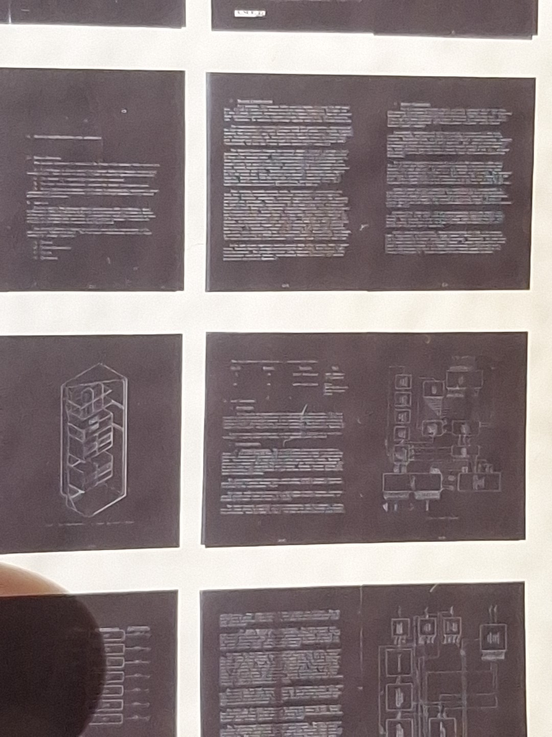 Vtg Military Microfiche Message Buffer System Proposal 1962 CPP-341