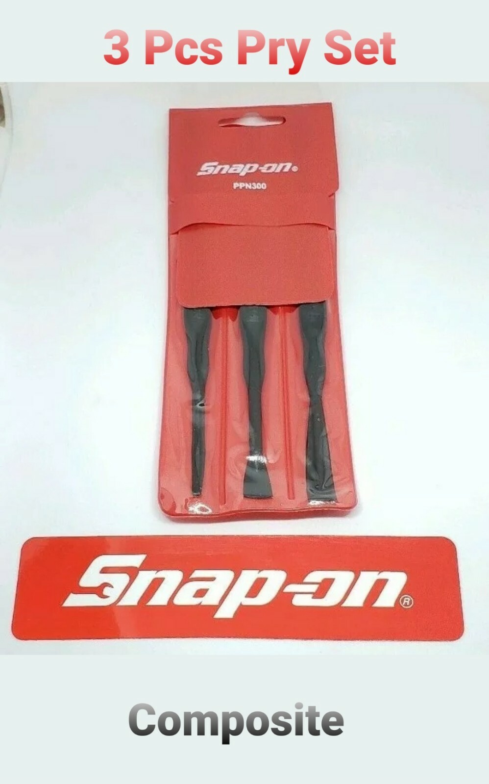 Snap On Tools 3 PC Pry Set. Specialty Composite material NEW!!!!!!!!!!! PPN300