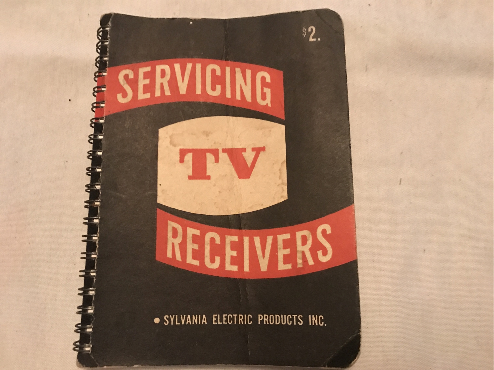 1950 SERVICING T V RECEIVERS BOOKLET, Sylvania electric products co.