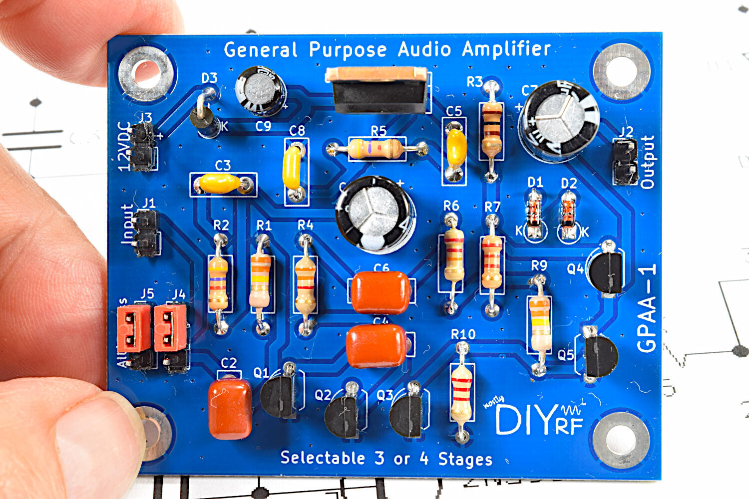 General Purpose Audio Amp / Discrete Components / Ham Radio