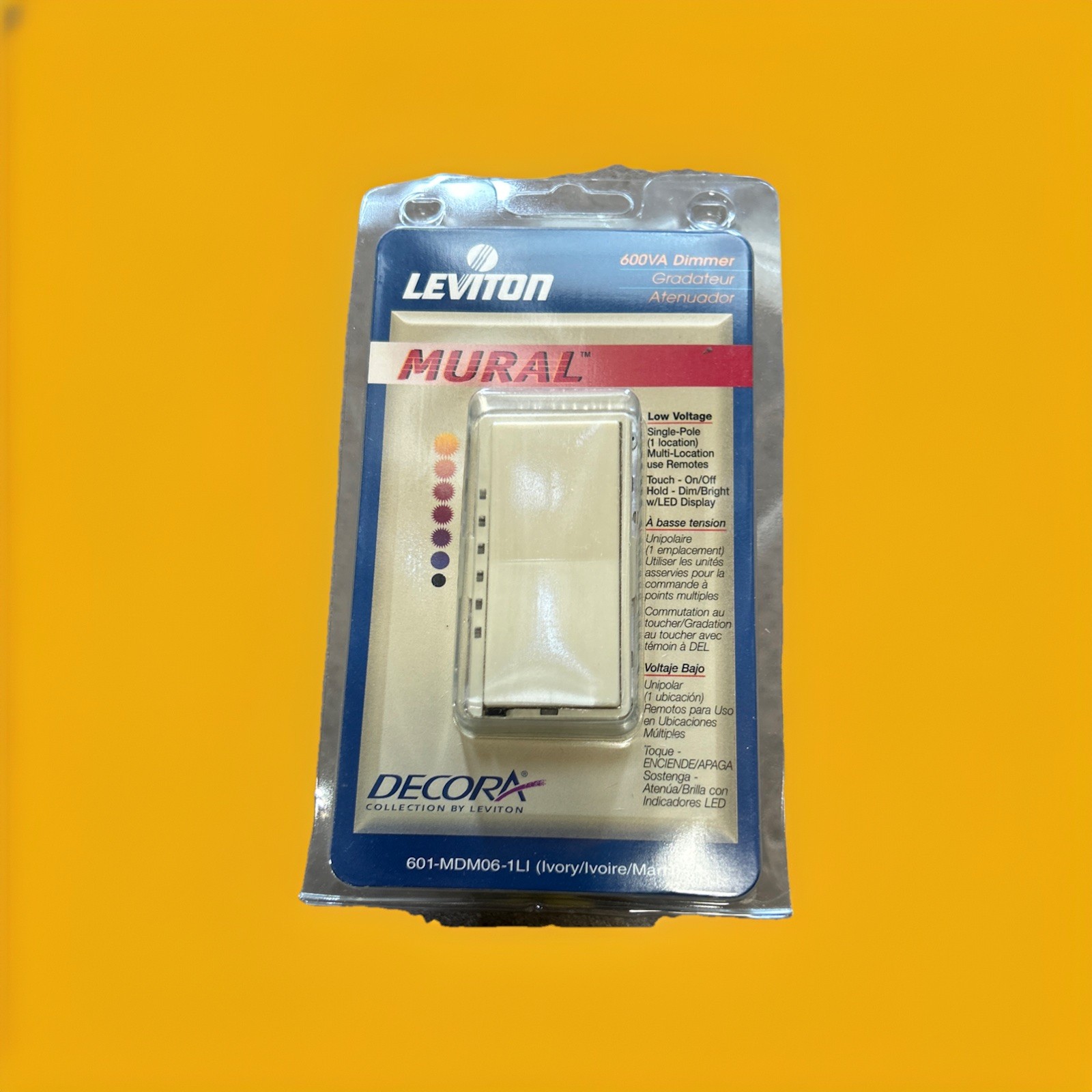 🔥 1 Unit ~ Leviton 601-MDM06-1LI (MDM06-1LI) Mural Preset Digital Magnetic🔥