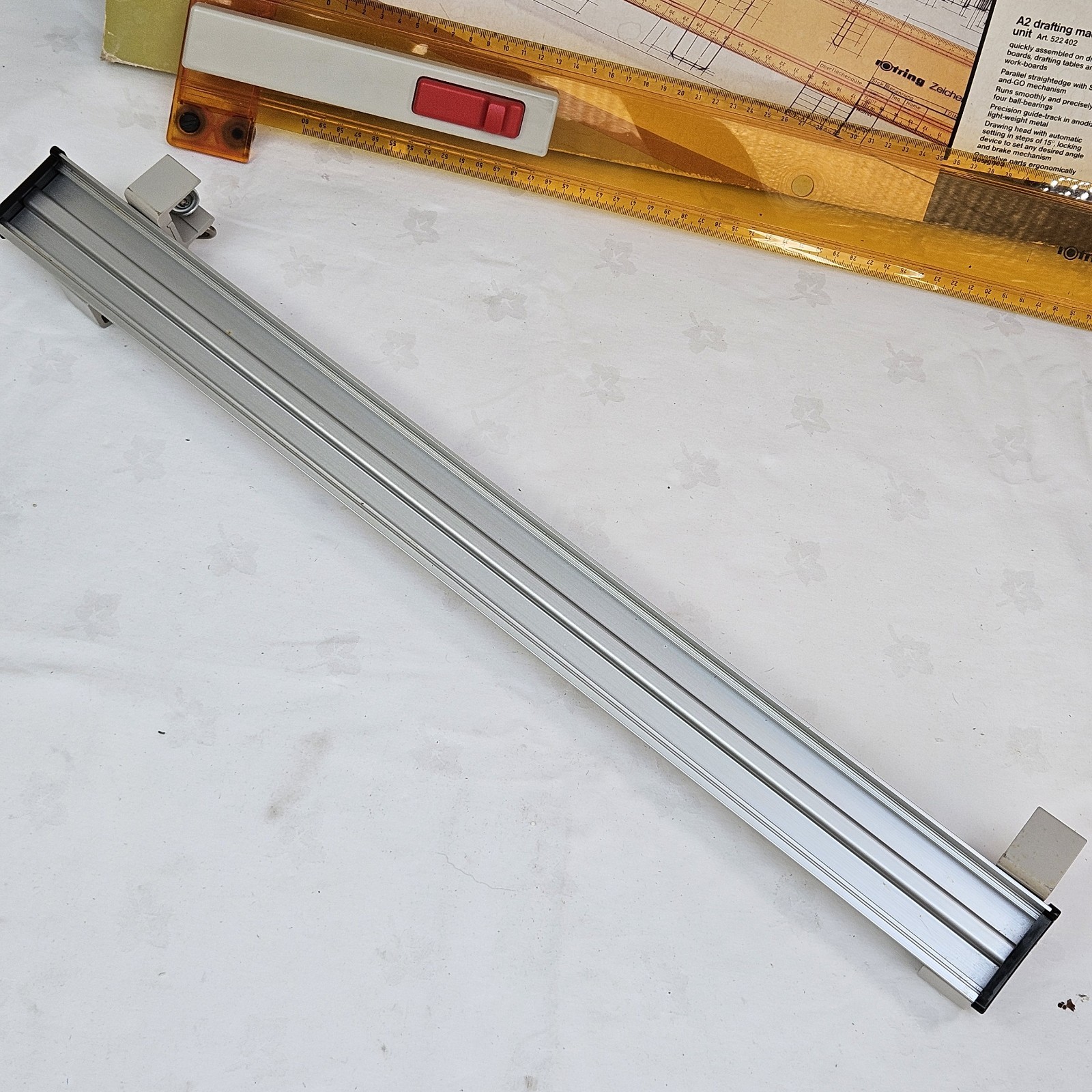 Rotring A2 Drafting Machine Art 522402 Drawing Board Parallel Rule Set Germany
