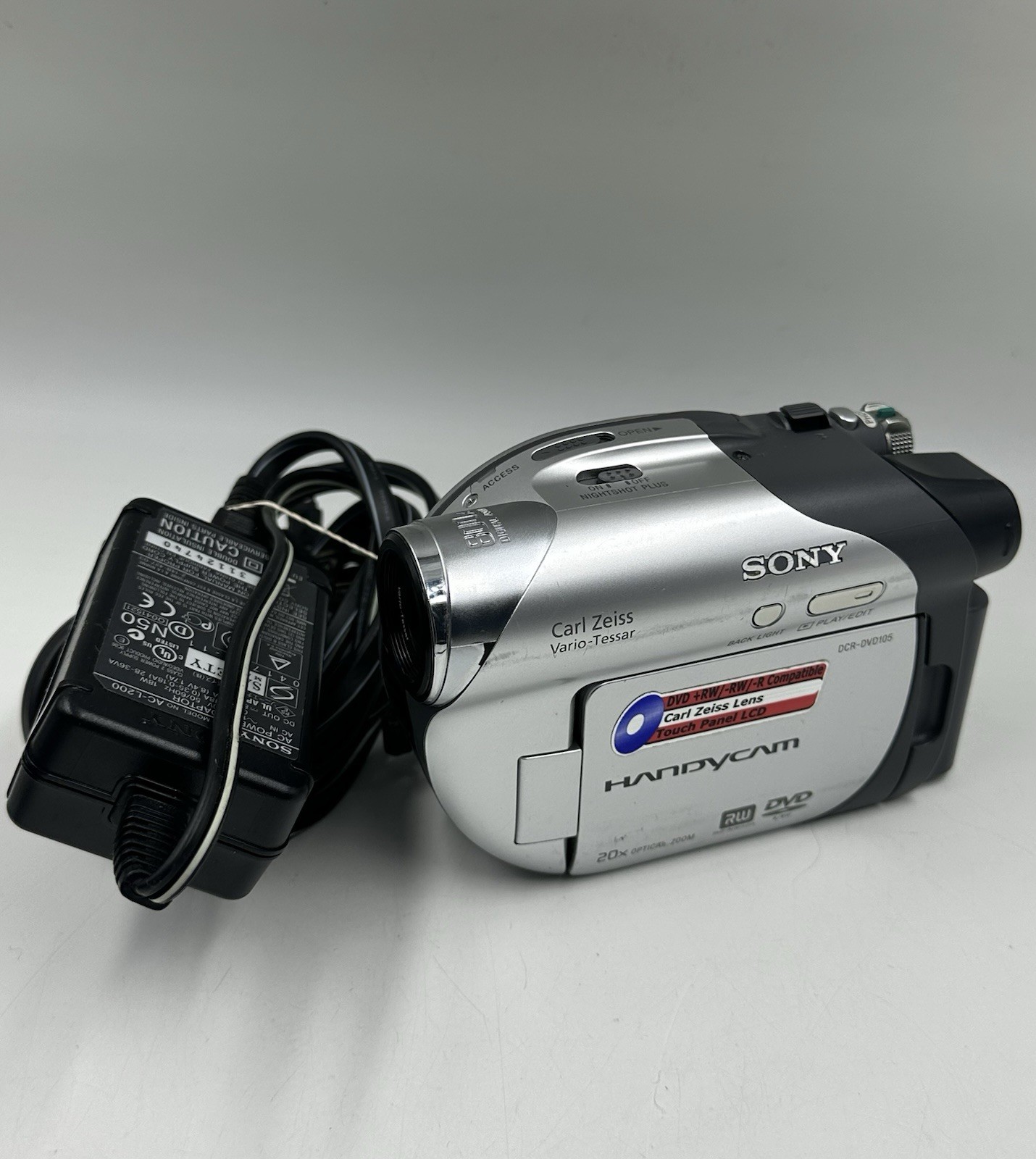 Sony Handycam DVD Camcorder DCR-DVD105-Tested-Battery Doesn’t Hold Charge