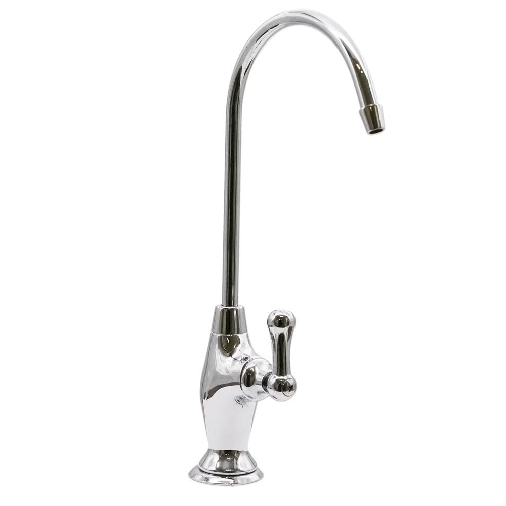 D2033-NL-26 10" Classic 1-Lever Handle Cold Water Dispenser Faucet, Polished ...