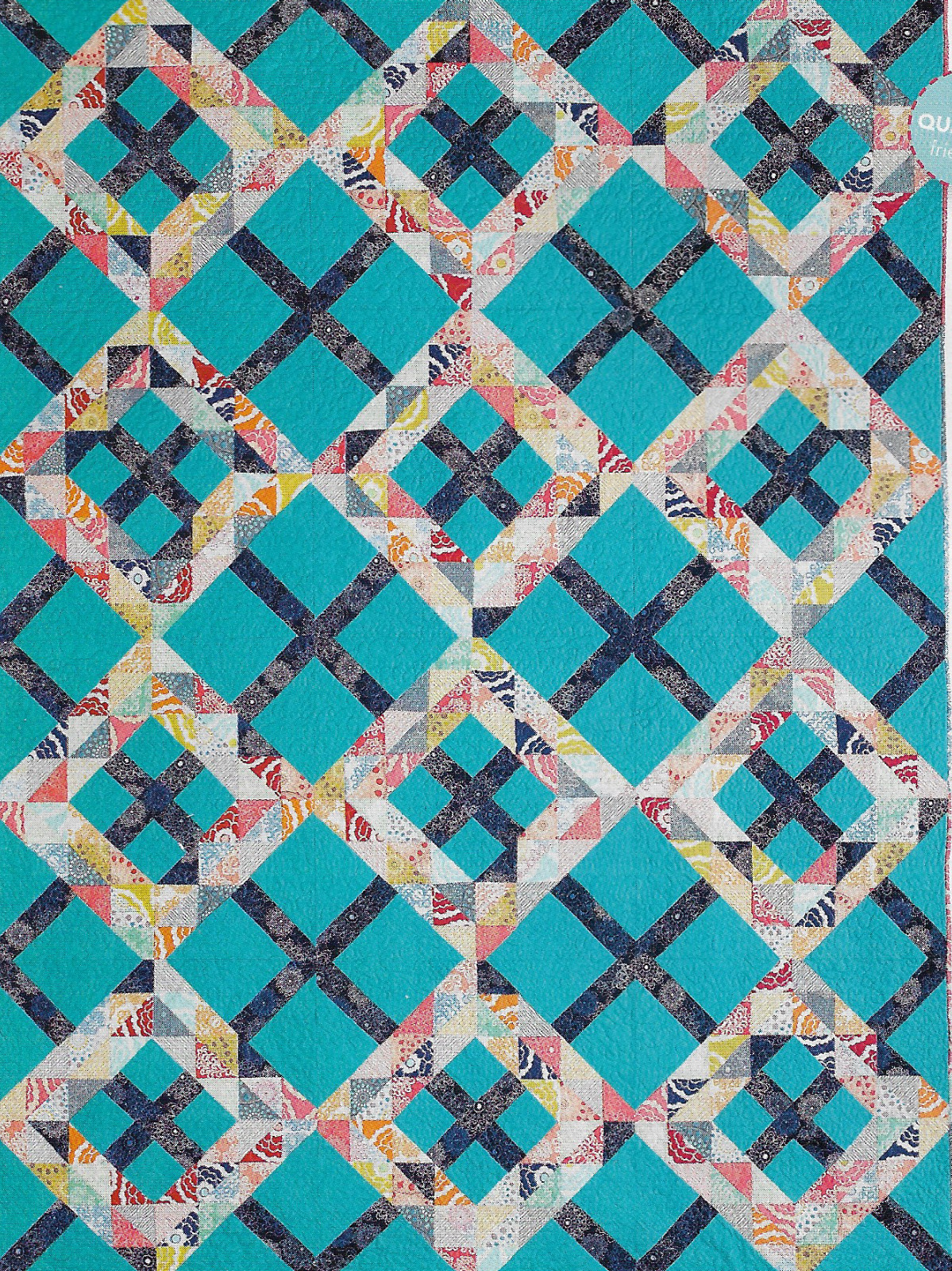 Crossing Waves Quilt quilting pattern instructions