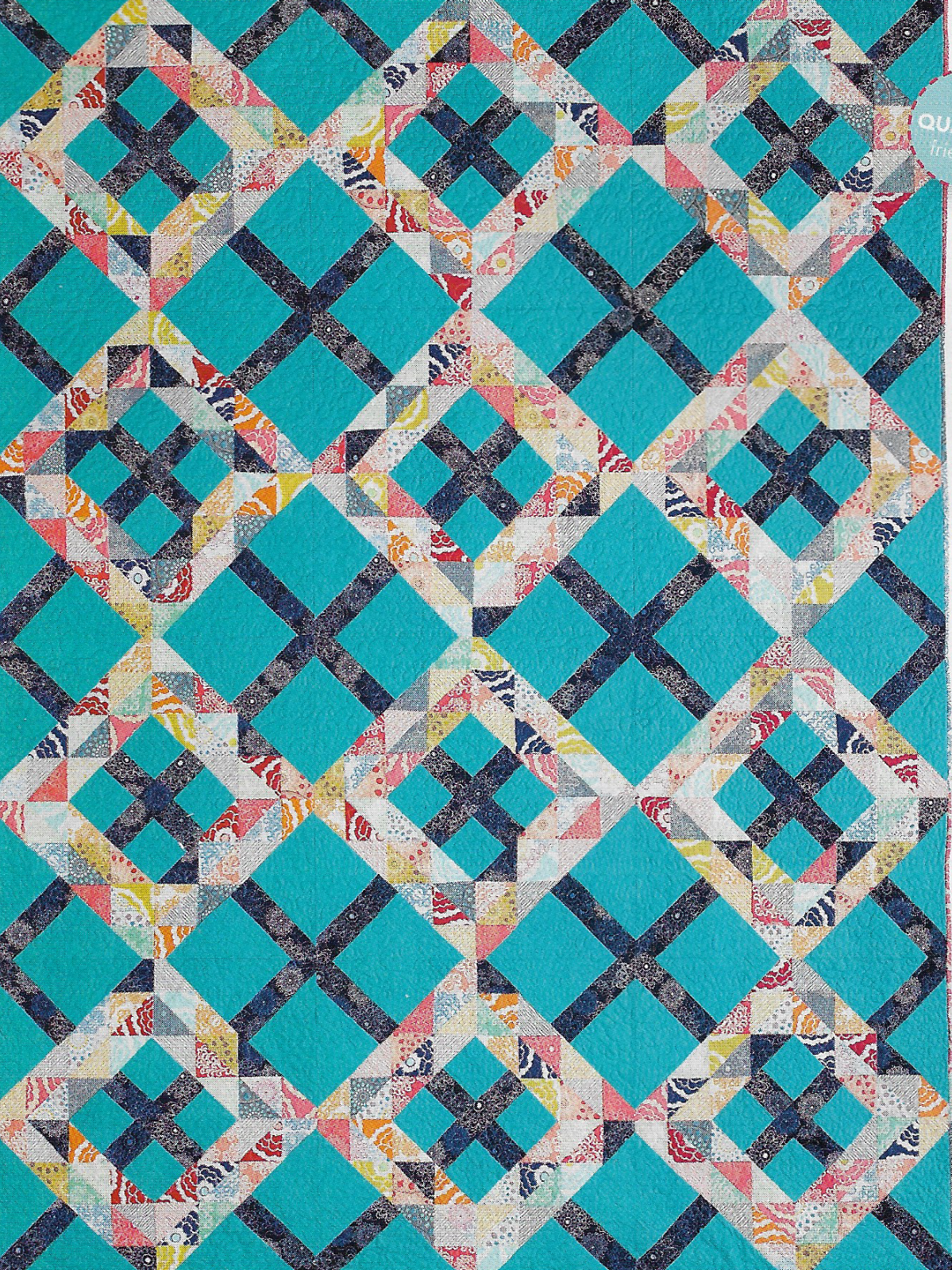 Crossing Waves Quilt quilting pattern instructions