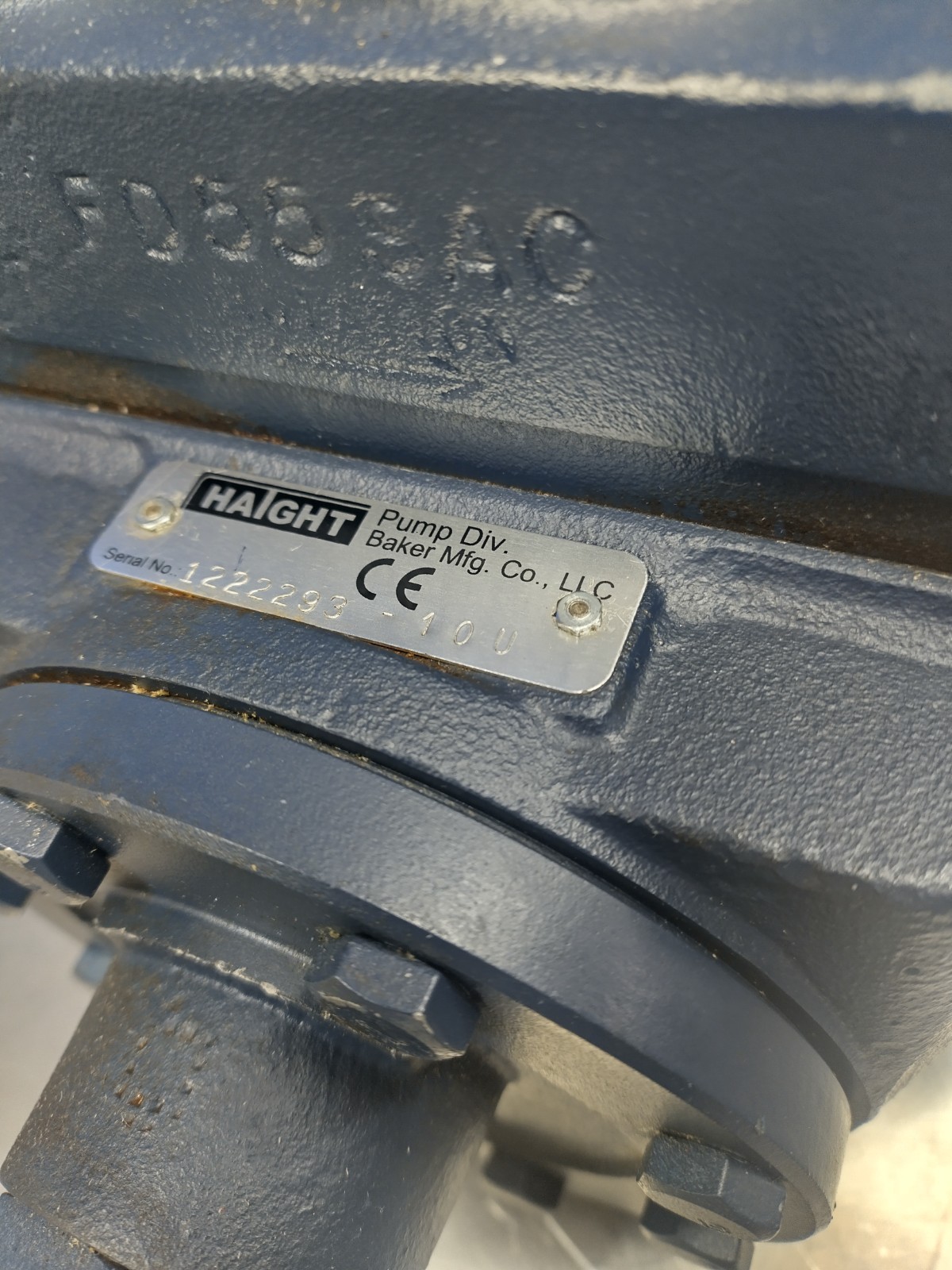 Haight 10U Pump =New Old Stock=