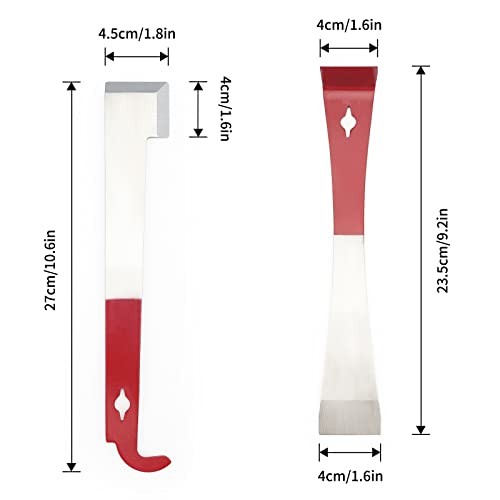 Stainless Steel Beekeeping Hive Tool - 2PCS - J Hook Bee Frame