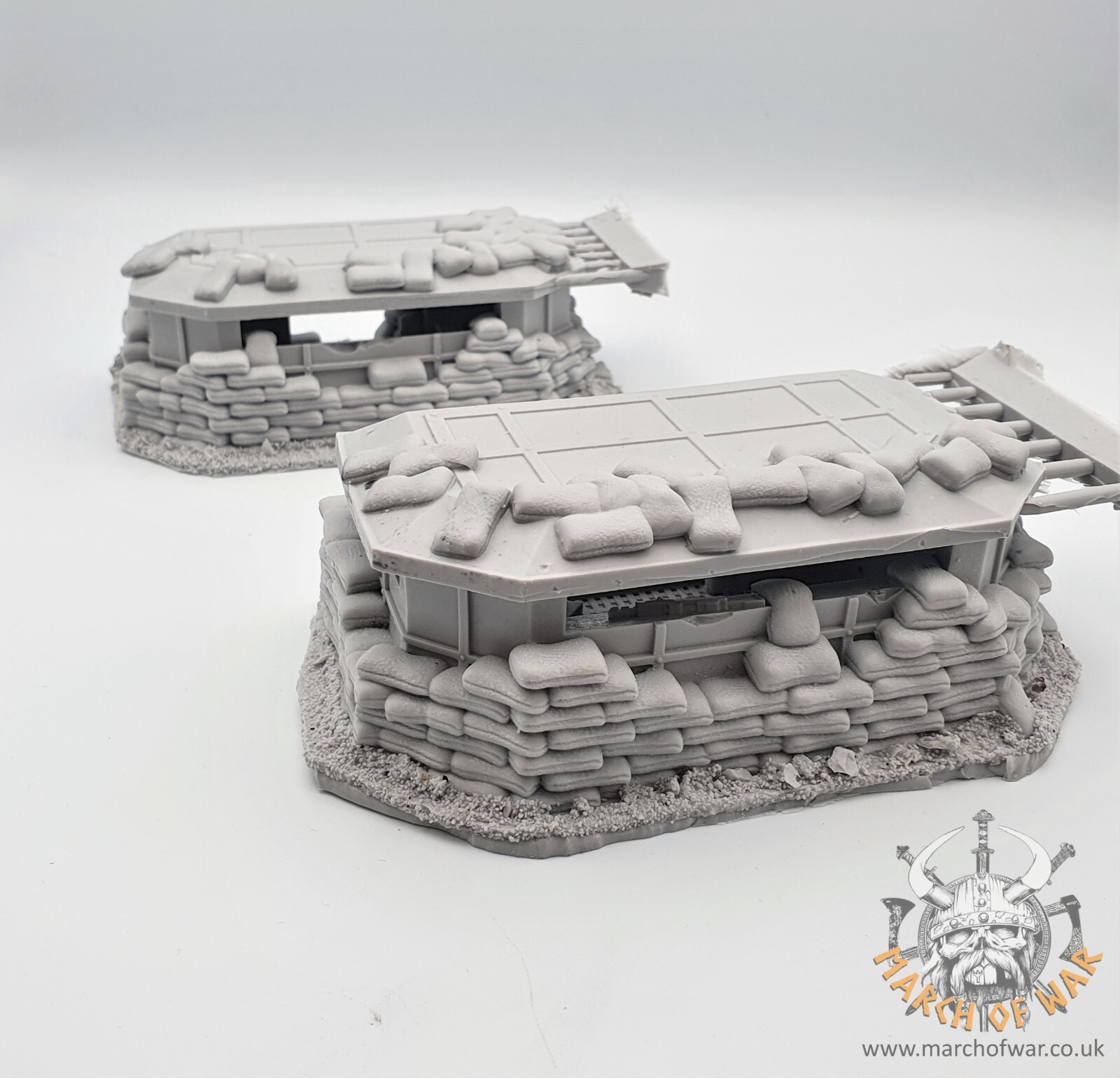 Large Pillbox Bunker SB 28mm WW2 Wargame Scenery Terrain, tabletop bolt action