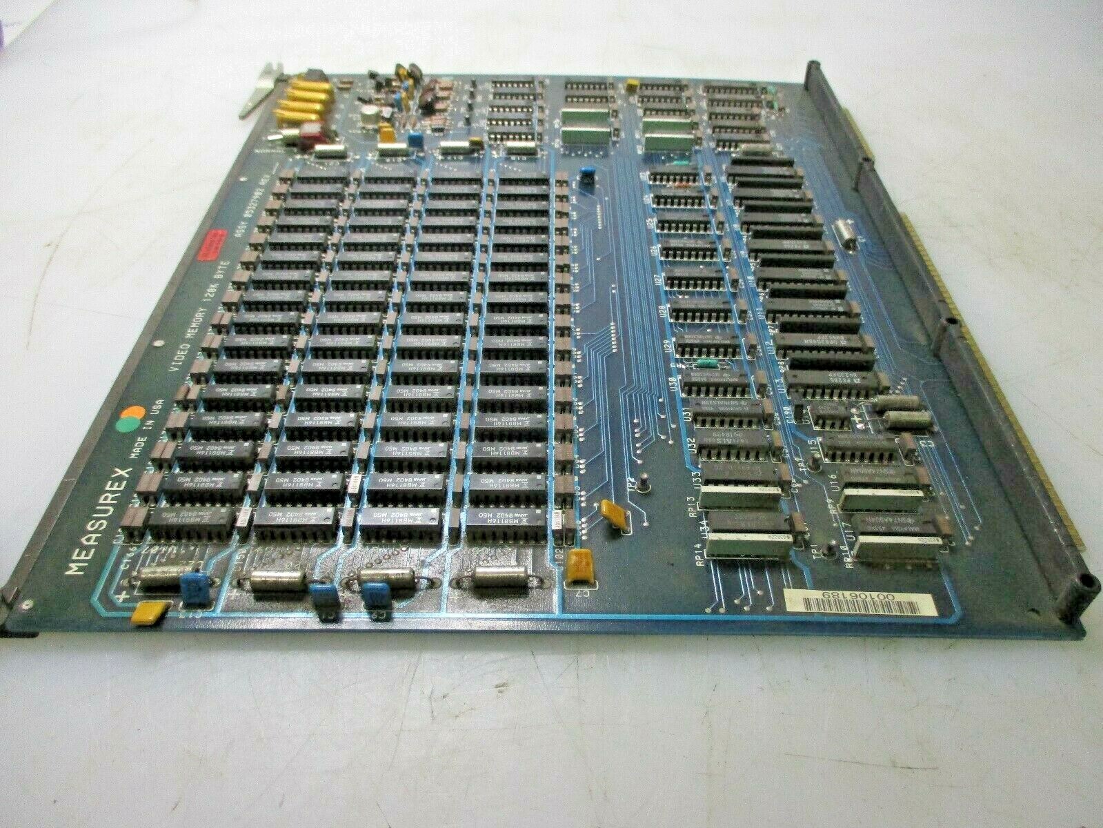 MEASUREX VIDEO MEMORY 128K BYTE BOARD REV A ASSY 05327902