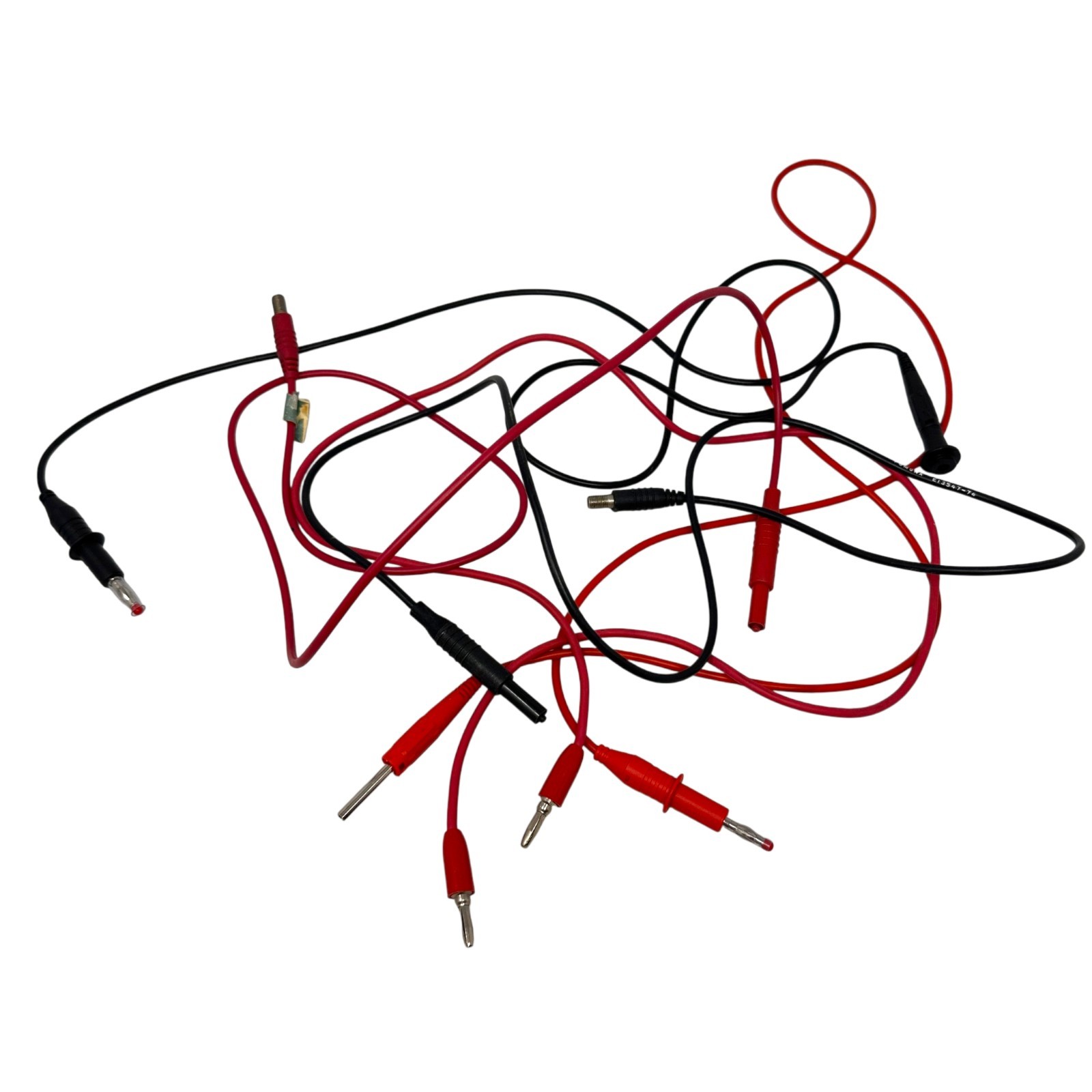 Multimeter Test Lead Set Banana Plug Extension Cable Wire Probes Red Black Set