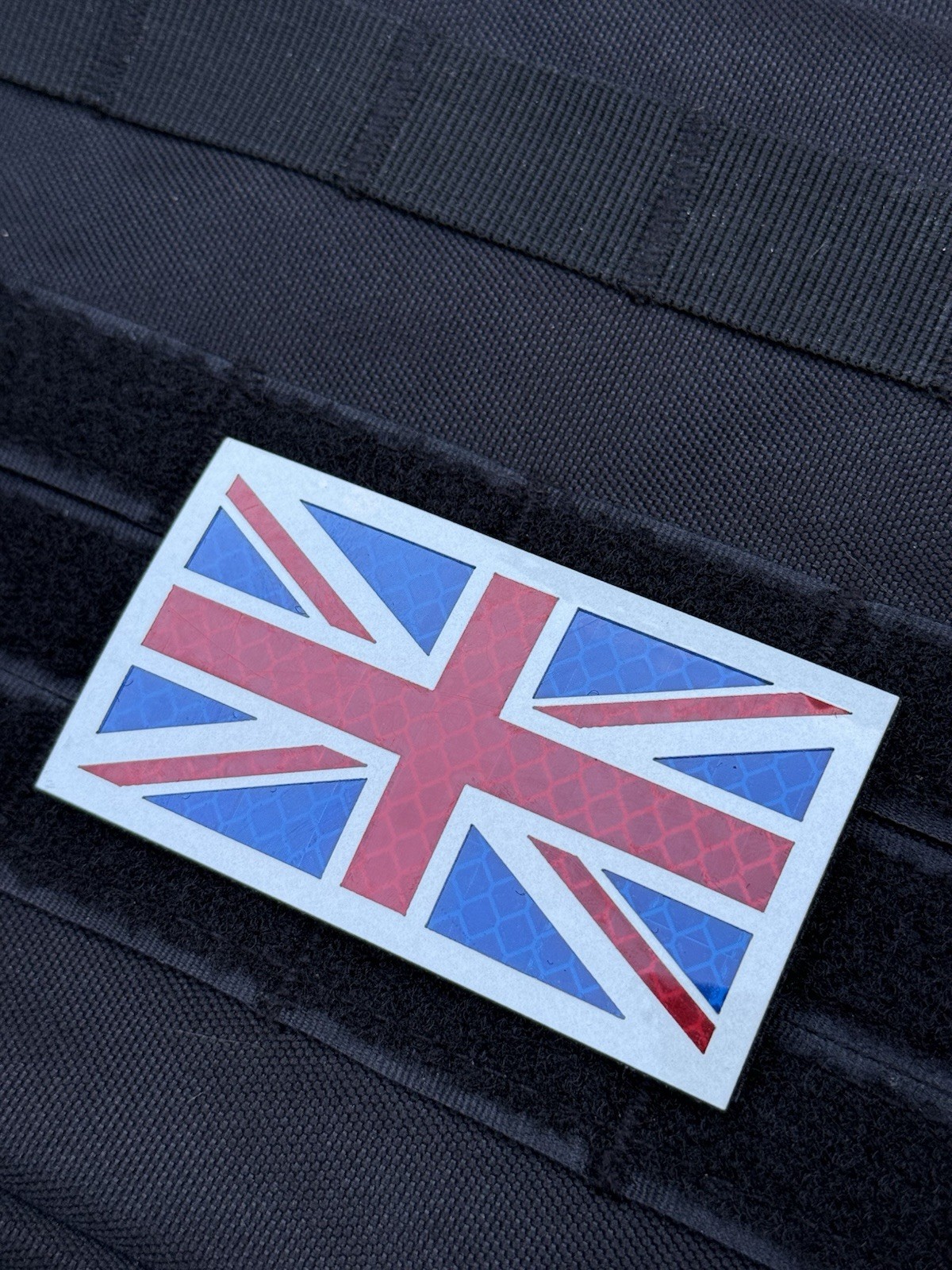 UK British IR Reflective Flag Patch SAS SF Army Union Jack Flag Color