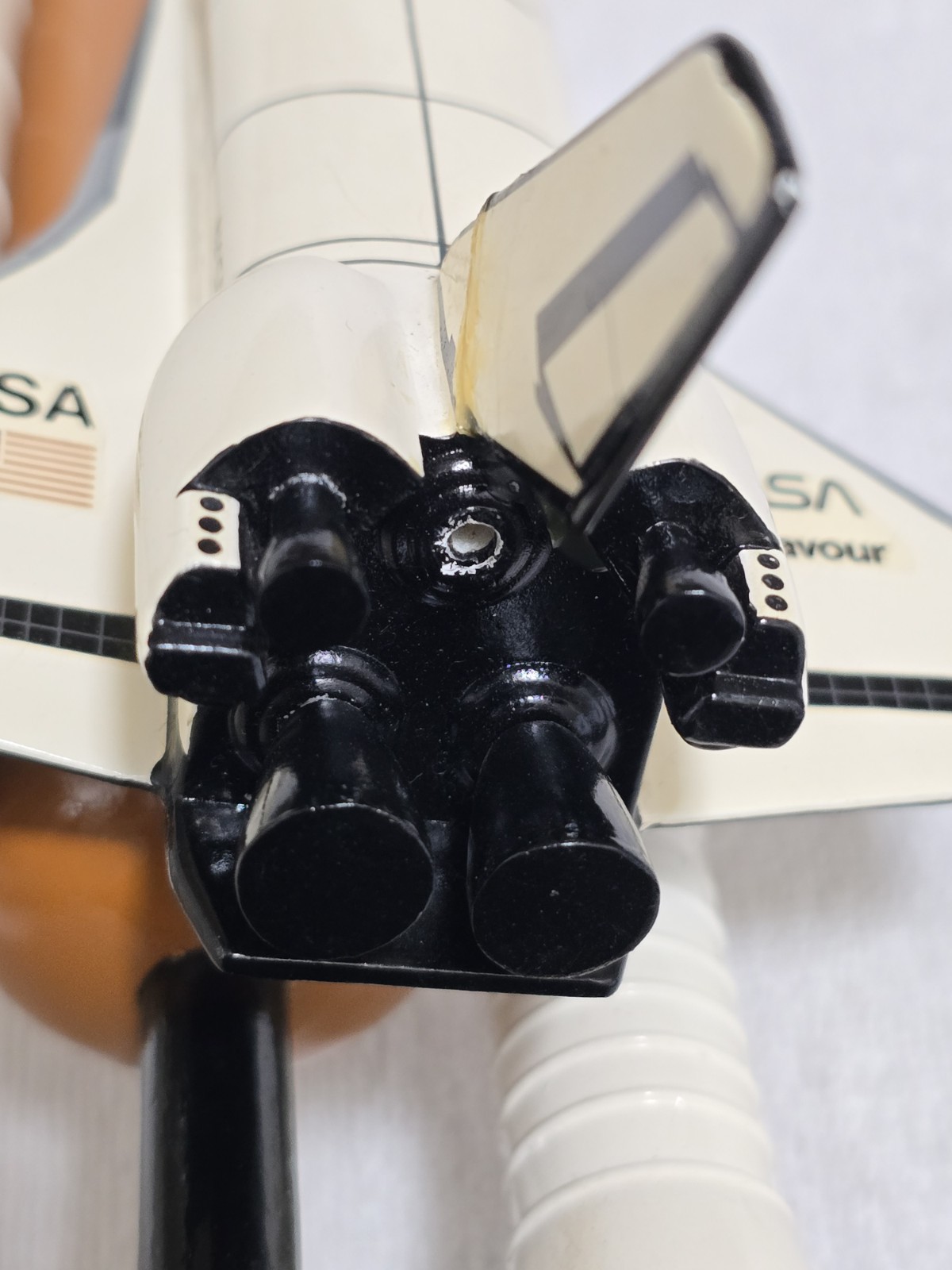 VTG Space Shuttle Endeavour Full Stack 1/200 Scale Desktop Display Model READ