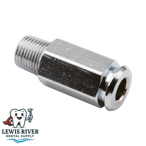DCI 0018 Dental 1/4" Quick Disconnect Female x 1/8" MPT with Shut off