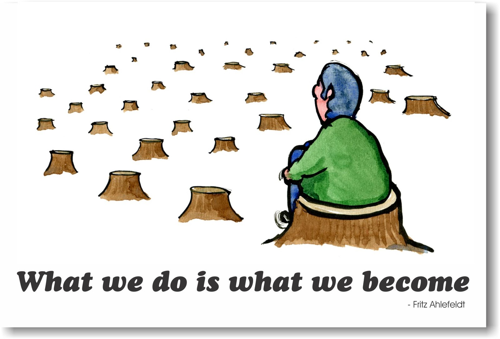 What We Do Is What We Become - NEW Classroom Motivational POSTER