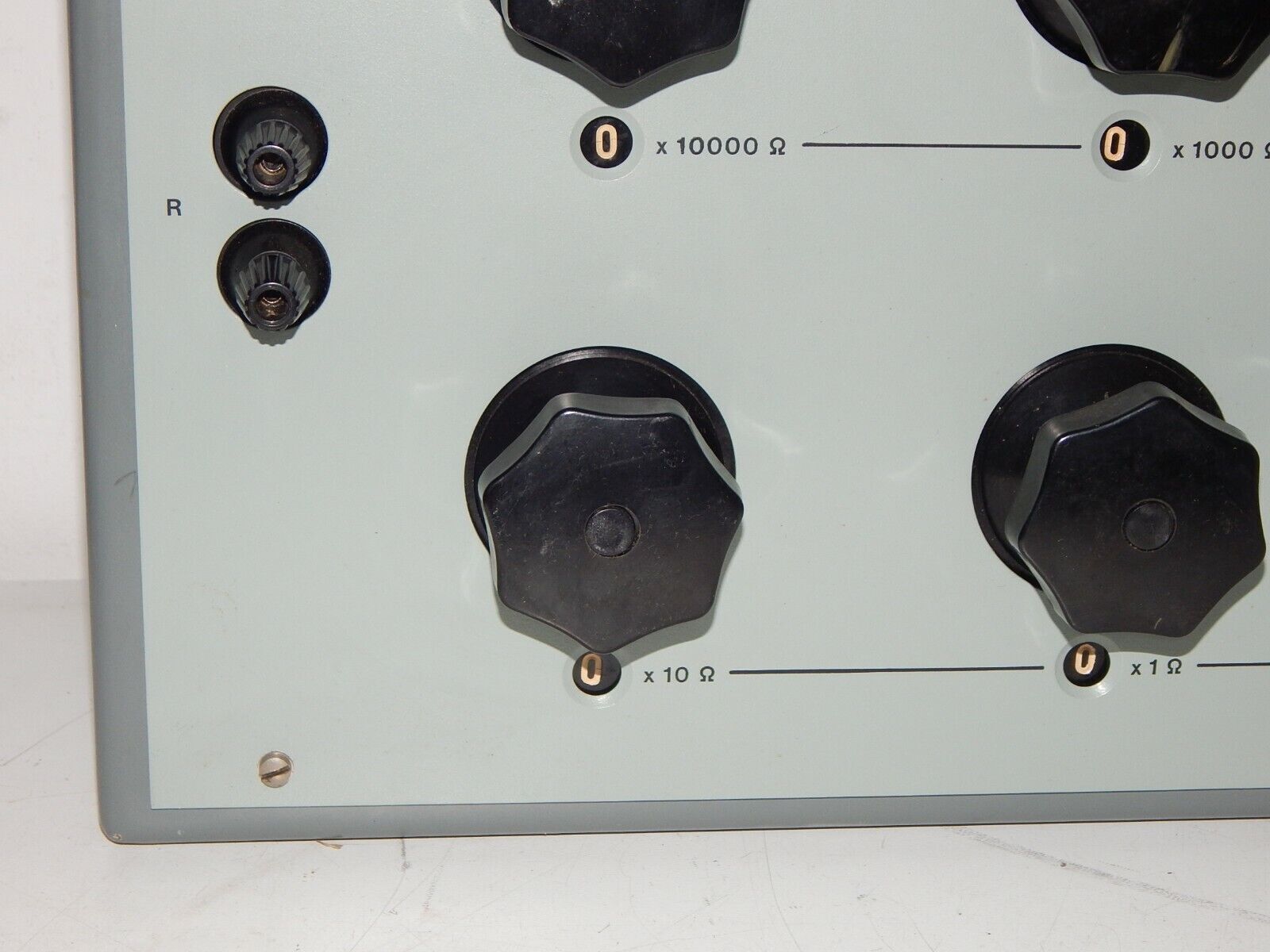 Measuring device precision crank resistance Type II VEB resistance box...