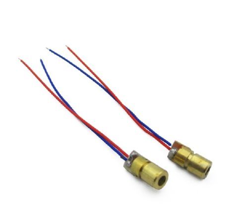 50pcs Mini 650nm 6mm 3V 5mW Laser Dot Diode Module Red