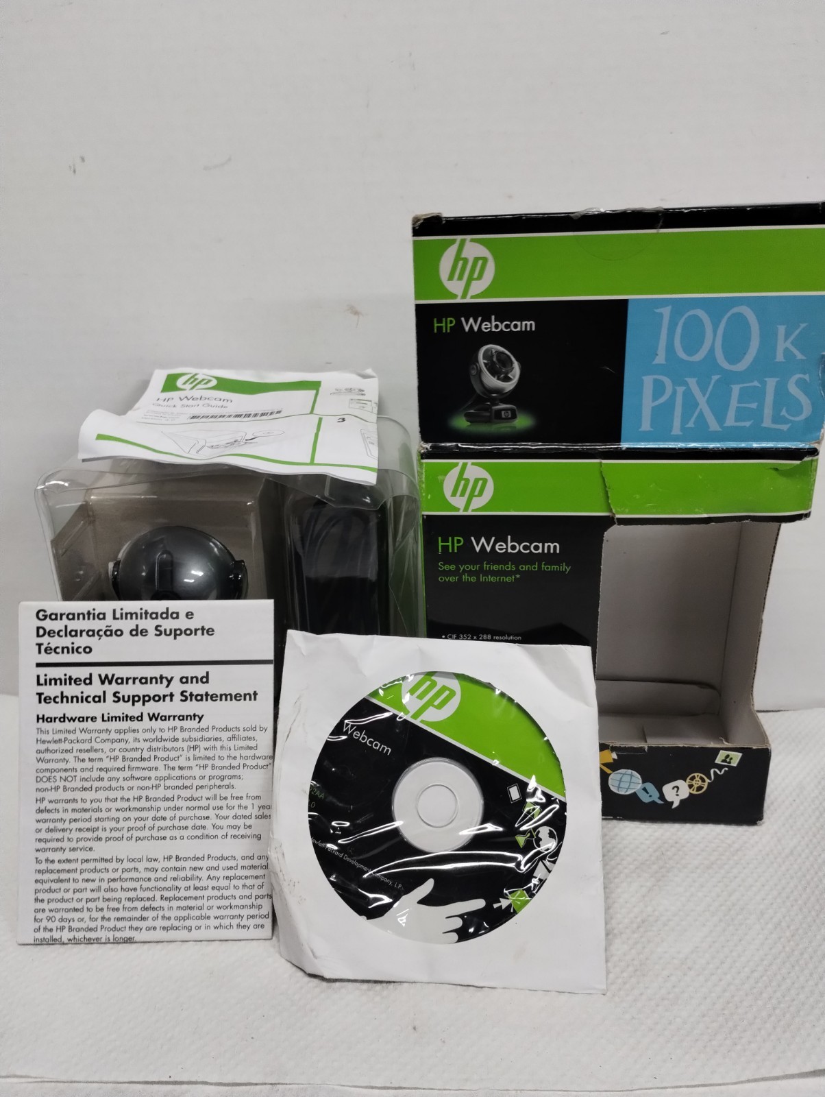 Webcam HP 100k Pixels Connect Chat Share