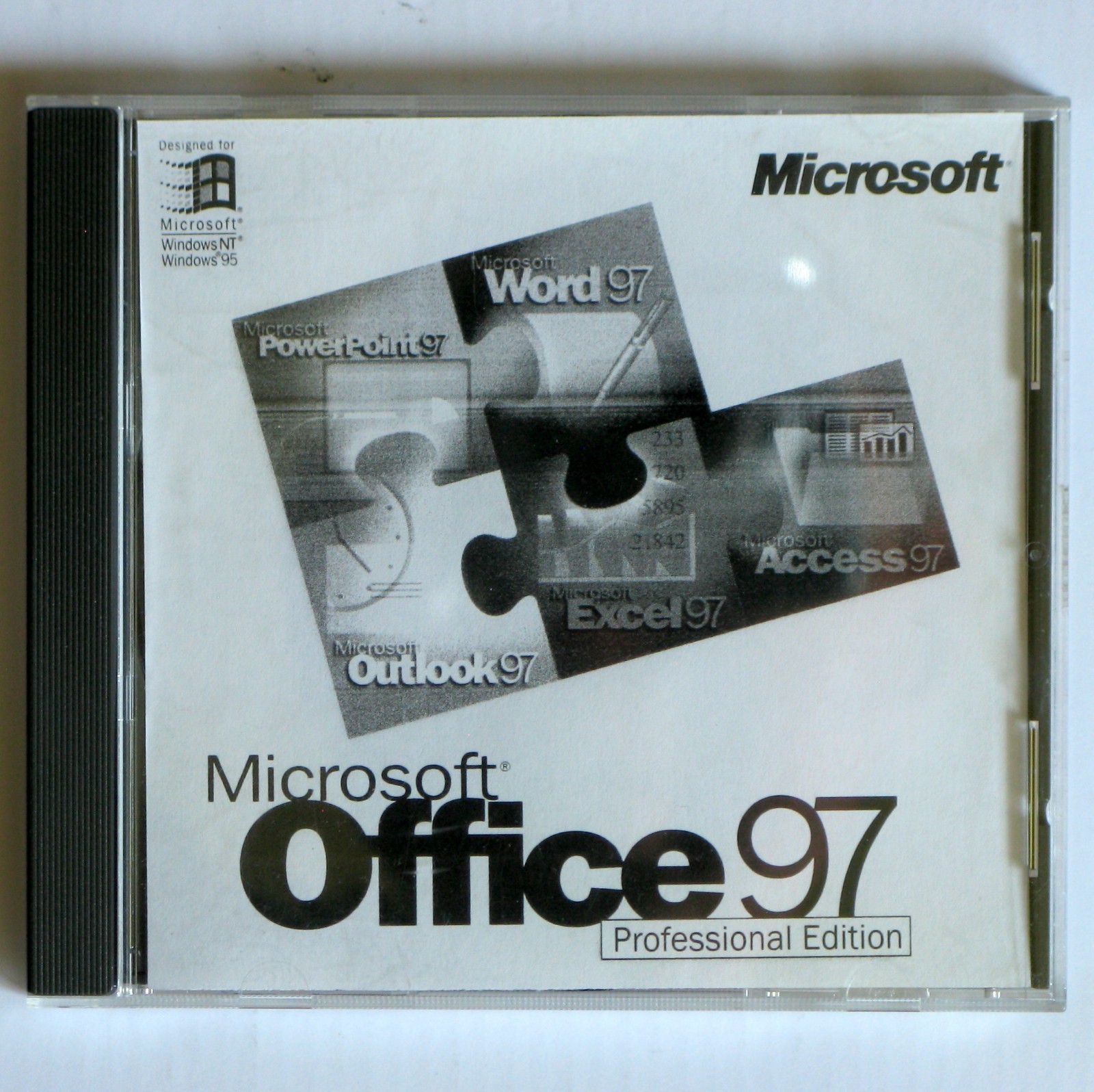 Microsoft Office 97 Professional Edition, SR-1, with CD KEY
