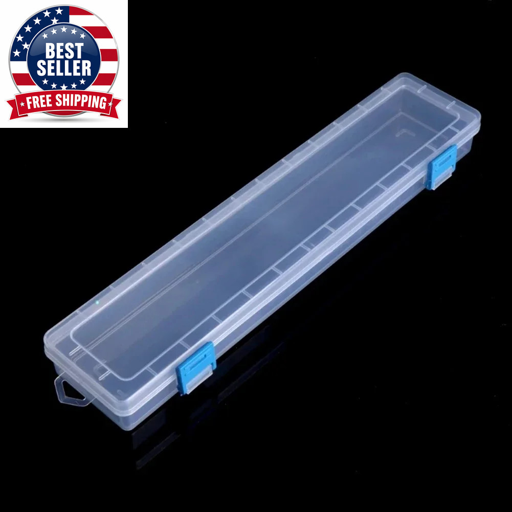 1Pc Painting Pencils Box Drawing Brush Storage Case 33X7X3.5Cm 18.5*7Cm Plastic