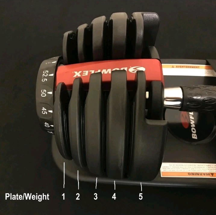 Bowflex SelectTech 552 Dumbbells Plate 2 Replacement Weight 2.9lb Series 2 Only