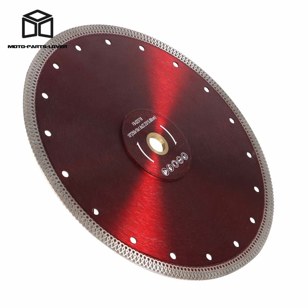 10" Saw Blade For Cutting Porcelain Tile Ceramic Granite Marble Brick US Best