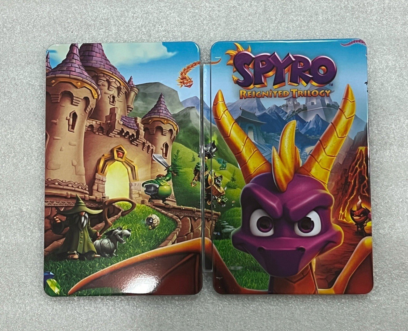 Spyro: Reignited Trilogy Custom made Steelbook for Nintendo switch (No Game) New