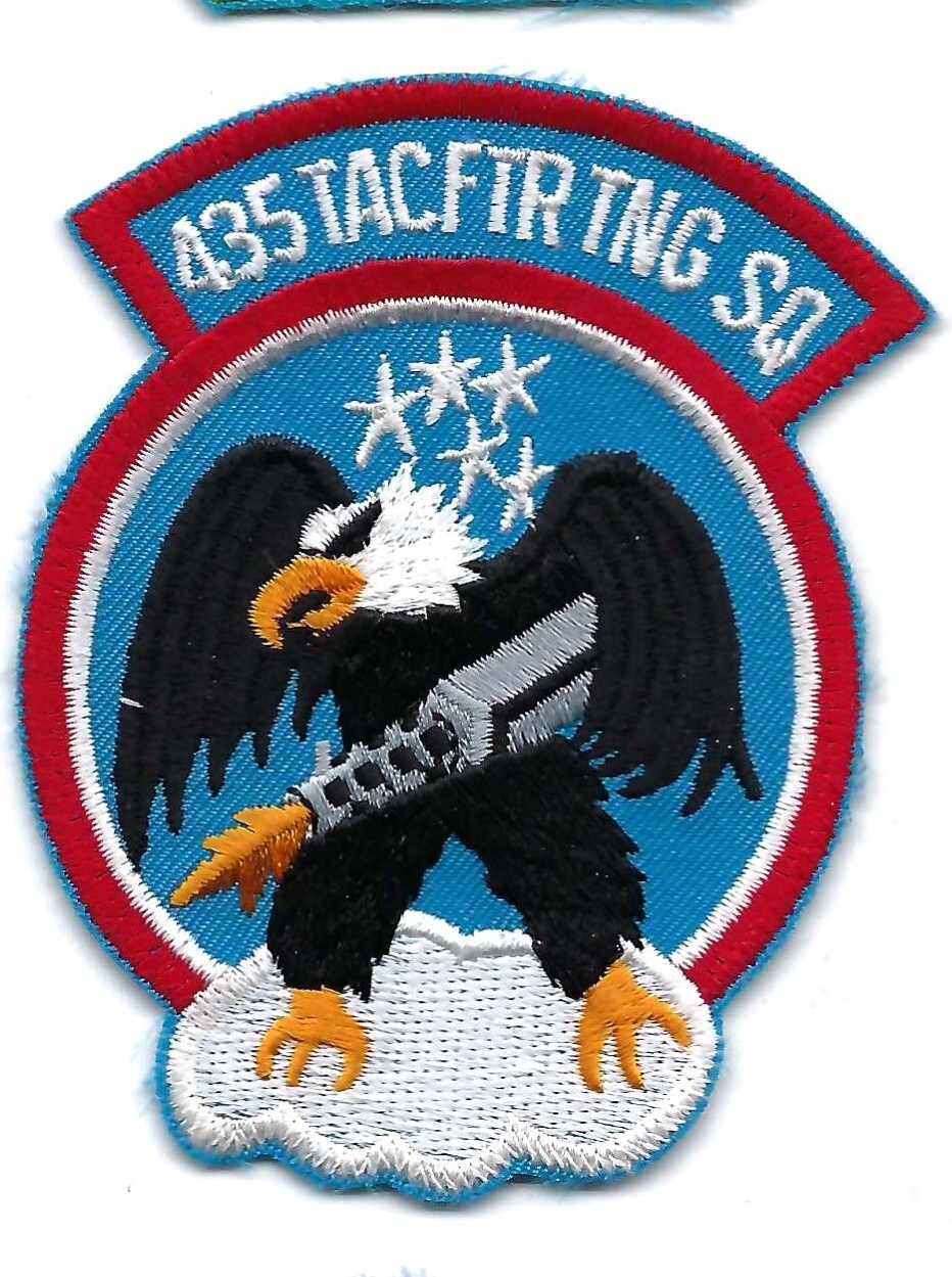 PATCH USAF 435TH TAC FIGHTER TRAINING SQ TFTS HOLLOMAN AFB       JT13